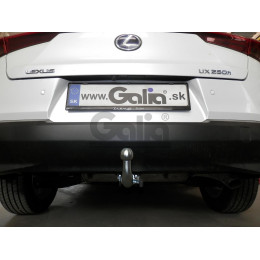 L026A GALIA Полностью оцинкованный фаркоп на Lexus UX 2018-. Подрозетник убирается за бампер. Тип шара: A. Невидимый вырез бампера. Нагрузки: 1200/80 кг, мас