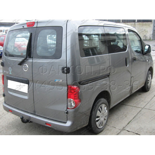 N-082 STEINHOF Фаркоп на Nissan NV200 M20 2009-. Требуется подрезка бампера. Тип шара: A. Нагрузки: 1200/75 кг, масса фаркопа 20,9 кг (без электрики в комплекте)