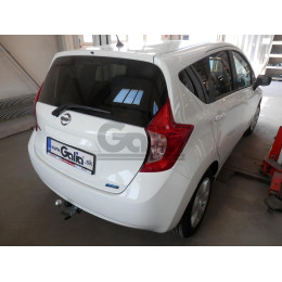 N057C GALIA Полностью оцинкованный фаркоп на Nissan Note 2013-2020. Тип шара: C (горизонтальный съемный). Невидимый вырез бампера. Нагрузки: 1000/50 кг, масса ф