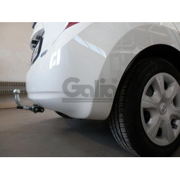 N057C GALIA Полностью оцинкованный фаркоп на Nissan Note 2013-2020. Тип шара: C (горизонтальный съемный). Невидимый вырез бампера. Нагрузки: 1000/50 кг, масса ф
