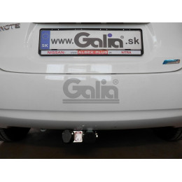 N057C GALIA Полностью оцинкованный фаркоп на Nissan Note 2013-2020. Тип шара: C (горизонтальный съемный). Невидимый вырез бампера. Нагрузки: 1000/50 кг, масса ф