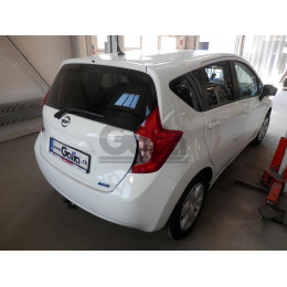 N057C GALIA Полностью оцинкованный фаркоп на Nissan Note 2013-2020. Тип шара: C (горизонтальный съемный). Невидимый вырез бампера. Нагрузки: 1000/50 кг, масса ф