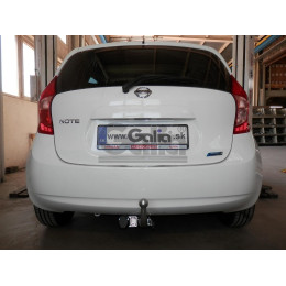 N057C GALIA Полностью оцинкованный фаркоп на Nissan Note 2013-2020. Тип шара: C (горизонтальный съемный). Невидимый вырез бампера. Нагрузки: 1000/50 кг, масса ф
