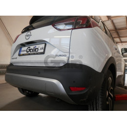 O070C GALIA Полностью оцинкованный фаркоп на Opel Crossland X 2017-2021, Opel Crossland 2021-2024. Тип шара: C (горизонтальный съемный). Невидимый вырез бампера. Нагрузк
