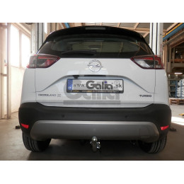 O070C GALIA Полностью оцинкованный фаркоп на Opel Crossland X 2017-2021, Opel Crossland 2021-2024. Тип шара: C (горизонтальный съемный). Невидимый вырез бампера. Нагрузк