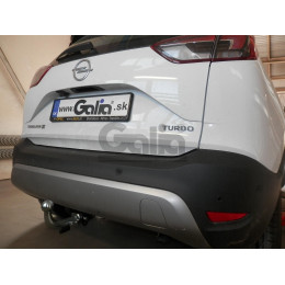 O070C GALIA Полностью оцинкованный фаркоп на Opel Crossland X 2017-2021, Opel Crossland 2021-2024. Тип шара: C (горизонтальный съемный). Невидимый вырез бампера. Нагрузк
