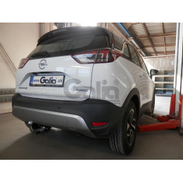 O070C GALIA Полностью оцинкованный фаркоп на Opel Crossland X 2017-2021, Opel Crossland 2021-2024. Тип шара: C (горизонтальный съемный). Невидимый вырез бампера. Нагрузк