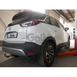 O070C GALIA Полностью оцинкованный фаркоп на Opel Crossland X 2017-2021, Opel Crossland 2021-2024. Тип шара: C (горизонтальный съемный). Невидимый вырез бампера. Нагрузк