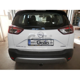 O070C GALIA Полностью оцинкованный фаркоп на Opel Crossland X 2017-2021, Opel Crossland 2021-2024. Тип шара: C (горизонтальный съемный). Невидимый вырез бампера. Нагрузк