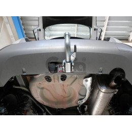 O070C GALIA Полностью оцинкованный фаркоп на Opel Crossland X 2017-2021, Opel Crossland 2021-2024. Тип шара: C (горизонтальный съемный). Невидимый вырез бампера. Нагрузк