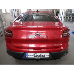 O074V GALIA Полностью оцинкованный фаркоп на Citroen C4 X 2023-, Opel Mokka 2020-, Jeep Avenger 2023-. Тип шара: AV (вертикальное быстросъемное крепление шара на ключе). Не