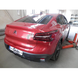 O074V GALIA Полностью оцинкованный фаркоп на Citroen C4 X 2023-, Opel Mokka 2020-, Jeep Avenger 2023-. Тип шара: AV (вертикальное быстросъемное крепление шара на ключе). Не