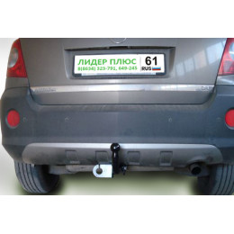 O108-A Лидер-плюс ТСУ для Opel Antara 2006-2013, 2013-2018 без снятия и выреза бампера. Нагрузки: 1500/75 кг, масса фаркопа 14,7 кг (без электрики в комплекте)