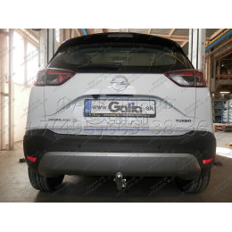 O070C GALIA Полностью оцинкованный фаркоп на Opel Crossland X 2017-2021, Opel Crossland 2021-2024. Тип шара: C (горизонтальный съемный). Невидимый вырез бампера. Нагрузк
