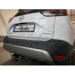 O070C GALIA Полностью оцинкованный фаркоп на Opel Crossland X 2017-2021, Opel Crossland 2021-2024. Тип шара: C (горизонтальный съемный). Невидимый вырез бампера. Нагрузк