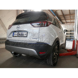 O070C GALIA Полностью оцинкованный фаркоп на Opel Crossland X 2017-2021, Opel Crossland 2021-2024. Тип шара: C (горизонтальный съемный). Невидимый вырез бампера. Нагрузк