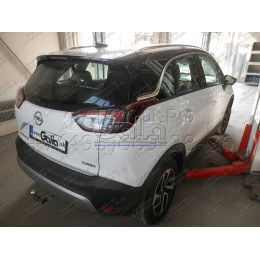 O070C GALIA Полностью оцинкованный фаркоп на Opel Crossland X 2017-2021, Opel Crossland 2021-2024. Тип шара: C (горизонтальный съемный). Невидимый вырез бампера. Нагрузк