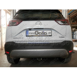O070C GALIA Полностью оцинкованный фаркоп на Opel Crossland X 2017-2021, Opel Crossland 2021-2024. Тип шара: C (горизонтальный съемный). Невидимый вырез бампера. Нагрузк