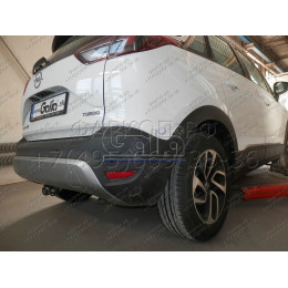 O070C GALIA Полностью оцинкованный фаркоп на Opel Crossland X 2017-2021, Opel Crossland 2021-2024. Тип шара: C (горизонтальный съемный). Невидимый вырез бампера. Нагрузк