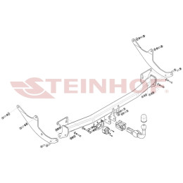 R-140 STEINHOF Фаркоп на Renault Kangoo E-Tech EV 06/2021-, Renault Kangoo III 06/2021-, Nissan Townstar XFK 12/2021-, Mercedes T-Class w420 05/2022-, Mercedes Citan II Tourer w420 09/2021-, Mercedes Citan II w420 09/2021-. Требуется по