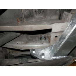 R079C GALIA Полностью оцинкованный фаркоп на Renault Espace 2002-2014, Renault Grand Espace 2003-2014. Подрозетник убирается за бампер. Тип шара: C (горизонтальный съемны