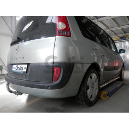 R079C GALIA Полностью оцинкованный фаркоп на Renault Espace 2002-2014, Renault Grand Espace 2003-2014. Подрозетник убирается за бампер. Тип шара: C (горизонтальный съемны