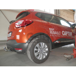 R091C GALIA Полностью оцинкованный фаркоп на Renault Captur 2013-2020 (Европейская версия). Тип шара: C (горизонтальный съемный). Установка без снятия и выре