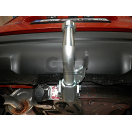 R091C GALIA Полностью оцинкованный фаркоп на Renault Captur 2013-2020 (Европейская версия). Тип шара: C (горизонтальный съемный). Установка без снятия и выре