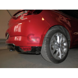 R097C GALIA Полностью оцинкованный фаркоп на Renault Megane хетчбек 5 дверей 2016-. Подрозетник убирается за бампер. Тип шара: C (горизонтальный съемный). Н