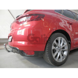 R097C GALIA Полностью оцинкованный фаркоп на Renault Megane хетчбек 5 дверей 2016-. Подрозетник убирается за бампер. Тип шара: C (горизонтальный съемный). Н