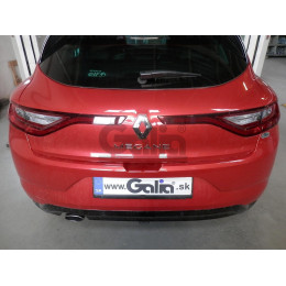 R097C GALIA Полностью оцинкованный фаркоп на Renault Megane хетчбек 5 дверей 2016-. Подрозетник убирается за бампер. Тип шара: C (горизонтальный съемный). Н