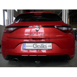 R097C GALIA Полностью оцинкованный фаркоп на Renault Megane хетчбек 5 дверей 2016-. Подрозетник убирается за бампер. Тип шара: C (горизонтальный съемный). Н