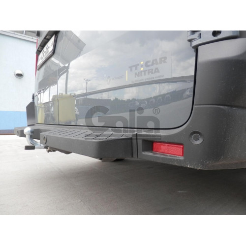 R110C GALIA Полностью оцинкованный фаркоп на Renault Master 2024-, Nissan Interstar 2024-. Тип шара: C (горизонтальный съемный). Установка без снятия и выреза бампера. Нагрузки: 3000/120 кг, масса фаркопа 21,02 кг