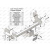 R121-FC Лидер-плюс ТСУ для Renault Master 2010-, Opel Movano B 2010-, Nissan NV400 2011-2021, Nissan Interstar 2022- без снятия и выреза бампера. Тип шара: FC. Нагрузки: 1200/50 кг, масса фаркопа 23 кг (без электрики в комплекте)