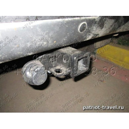 FA 0611-E Бизон Фаркоп на UAZ Patriot 2004-2015 без подрезки бампера. Тип шара: E (легкосъемный шар под квадрат). Нагрузки: 3000/120 кг. Не комплектуется электр