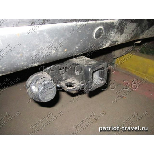 FA 0611-E Бизон Фаркоп на UAZ Patriot 2004-2015 без подрезки бампера. Тип шара: E (легкосъемный шар под квадрат). Нагрузки: 3000/120 кг. Не комплектуется электрикой