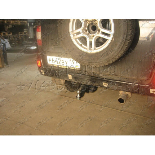FA 0611-E Бизон Фаркоп на UAZ Patriot 2004-2015 без подрезки бампера. Тип шара: E (легкосъемный шар под квадрат). Нагрузки: 3000/120 кг. Не комплектуется электрикой