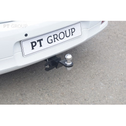 RLO-12-991122.00 PT GROUP Фаркоп на Renault Logan седан 2014-2022, Renault Logan Stepway 2019-2022 без подрезки бампера. Тип шара: E (легкосъемный шар под квадрат). Нагрузки: 1500/75 