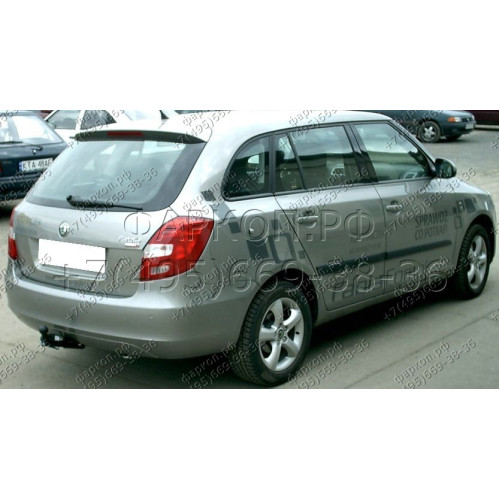 S-271 STEINHOF Фаркоп на Skoda Fabia седан/универсал 2000-2007, Skoda Fabia универсал, кроме RS 2008-2014. Требуется подрезка бампера. Тип шара: H (сварное крепление шара). Нагрузки: 1200/50 кг, масса фаркопа 15,1 кг (без электрики в комплекте)