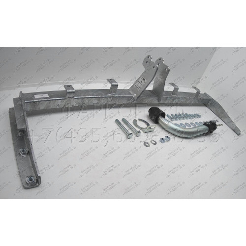 S047A GALIA Полностью оцинкованный фаркоп на Subaru Legacy Station Wagon (BE/BH) и Subaru Outback 4WD 1999-2003. Тип шара: A. Невидимый вырез бампера. Нагрузки: 1800/75 кг, масса фаркопа 17 кг