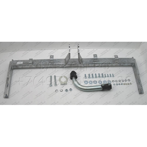 S047A GALIA Полностью оцинкованный фаркоп на Subaru Legacy Station Wagon (BE/BH) и Subaru Outback 4WD 1999-2003. Тип шара: A. Невидимый вырез бампера. Нагрузки: 1800/75 кг, масса фаркопа 17 кг