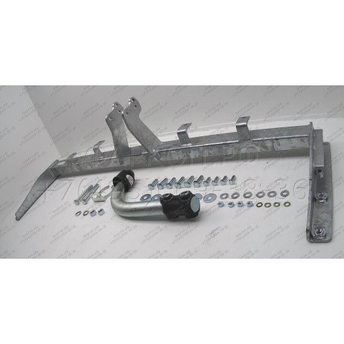 S047A GALIA Полностью оцинкованный фаркоп на Subaru Legacy Station Wagon (BE/BH) и Subaru Outback 4WD 1999-2003. Тип шара: A. Невидимый вырез бампера. Нагрузки: 1800/75 кг, масса фаркопа 17 кг