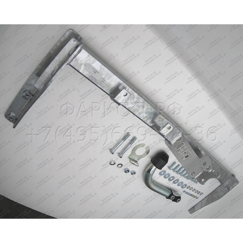 S047A GALIA Полностью оцинкованный фаркоп на Subaru Legacy Station Wagon (BE/BH) и Subaru Outback 4WD 1999-2003. Тип шара: A. Невидимый вырез бампера. Нагрузки: 1800/75 кг, масса фаркопа 17 кг