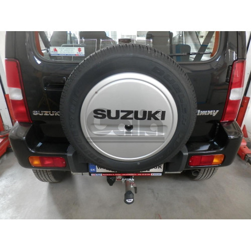 S050A GALIA Полностью оцинкованный фаркоп на Suzuki Jimny 1998-2018. Тип шара: A. Установка без снятия и выреза бампера. Нагрузки: 1400/75 кг, масса фаркопа 13,52 кг