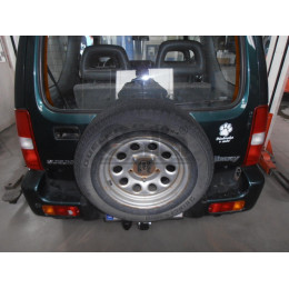 S050A GALIA Полностью оцинкованный фаркоп на Suzuki Jimny 1998-2018. Тип шара: A. Установка без снятия и выреза бампера. Нагрузки: 1400/75 кг, масса фаркопа 13,52 к