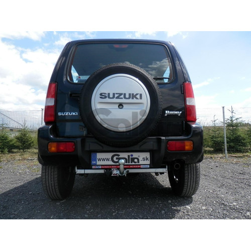 S050A GALIA Полностью оцинкованный фаркоп на Suzuki Jimny 1998-2018. Тип шара: A. Установка без снятия и выреза бампера. Нагрузки: 1400/75 кг, масса фаркопа 13,52 кг