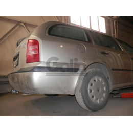 S085A GALIA Полностью оцинкованный фаркоп на Skoda Octavia I седан/универсал 1998-2004, Octavia Tour 2004-2010. Подрозетник убирается за бампер. Тип шара: A. Невидимый 