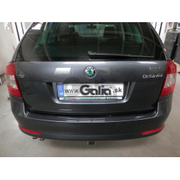 S086A GALIA Полностью оцинкованный фаркоп на Skoda Octavia II седан/универсал 2005-2013, Skoda Octavia Scout 2008-2013, в т.ч. 4WD. Подрозетник убирается за бампер. Тип шара:
