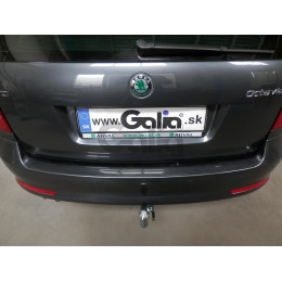 S086A GALIA Полностью оцинкованный фаркоп на Skoda Octavia II седан/универсал 2005-2013, Skoda Octavia Scout 2008-2013, в т.ч. 4WD. Подрозетник убирается за бампер. Тип шара: