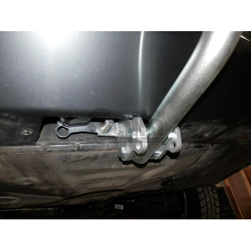S086A GALIA Полностью оцинкованный фаркоп на Skoda Octavia II седан/универсал 2005-2013, Skoda Octavia Scout 2008-2013, в т.ч. 4WD. Подрозетник убирается за бампер. Тип шара: A. Подрезка бампера. Нагрузки: 1600/80 кг, масса фаркопа 15 кг